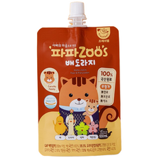 프레쉬벨 파파아이 파파주스 배 도라지 100ml, 1개, 혼합맛(배/도라지)