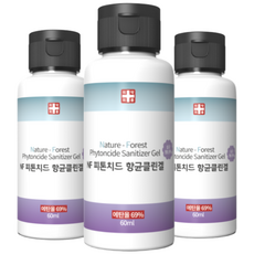 NF 피톤치드항균클린겔휴대용손소독제, 10개, 60ml