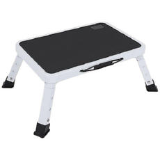 OnB 높이조절 보조 스텝 접이식 스툴 미끄럼방지 발판, 화이트(White)