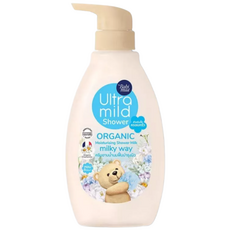 Ultra Mild Shower Organic 태국 울트라 마일드 유기농 샴푸 380ml-Milky, 1개, 1.Milky way