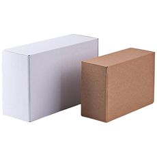 [와니유니] 최다사이즈보유 골판지박스 낱장상자 포장 높은 소형 택배박스 소량 액자 종이 옷포장 조립식 C형 G형 포장박스 선물상자 다용도 국내제작, 1개, 화이트