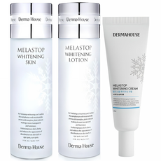 더마하우스 멜라스톱 화이트닝 3종, 스킨125ml + 로션 125ml+크림30ml, 1세트