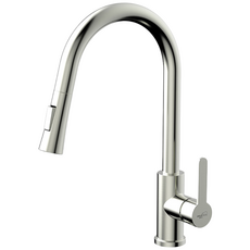 대림바스 니켈 무광 거위목 주방 싱크 씽크대 수전 DL-K2119SN, 1개