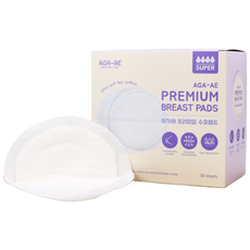 아가애 프리미엄 엠보시트 수유패드, 5박스, 30개입