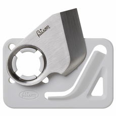 바이슨 기어스 키리다시 포켓 나이프 캠핑 EDC 우드크래프트 외날 5 mm, 1개, Snow White(Solid)