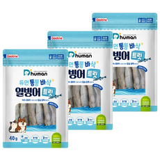 듀먼 통통바삭 열빙어트릿, 생선, 40g, 3개