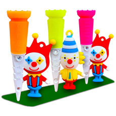 [튼튼하고 오래쓰는 골프티] 버디79-숏킹티 세트3P / 미들티 75mm, ORANGE,PINK,GREEN