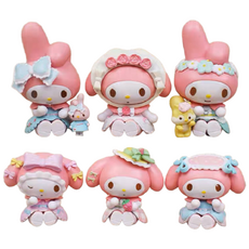 [망고] 산리오 마이멜로디 피규어 6종 세트, 1세트