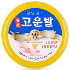 고운발 웰빙헬스 명품고운발 풋크림, 4개, 110g, 1개입