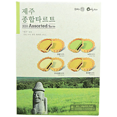 제주도 리얼타르트 종합세트 감귤 녹차 우도땅콩 한라봉, 1개, 168g