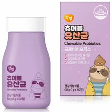 Efant 乳酸菌咀嚼片 60g, 60顆, 1罐