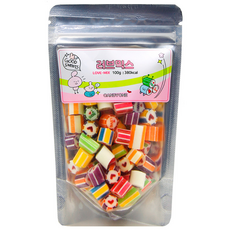 캔디원 수제 캔디 러브 믹스 파우치, 100g, 1개