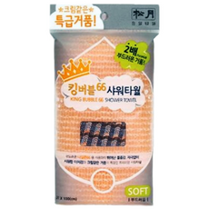 송월타월 킹버블 샤워타올, 주황, 1개입, 5개