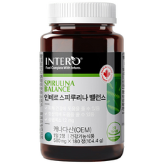 비비킹 인테로 대용량 타블렛 캡슐 스피루리나 밸런스 피부 건강 에좋은 영양제 블루피코시아닌 스피리루나 스피루니아 스피루니나 스피루나 스피룰리나 식약처 인증 건강기능식품 캡슐, 180정, 1개