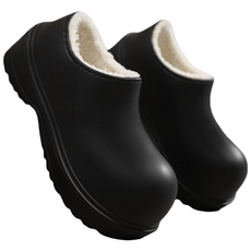 Makone 남녀공용 가을 겨울 미끄럽방지 방수 방한 주방용 기모 실내화