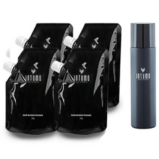 INTUMO 定型液 80ml+補充包 25ml 4入, 粉末（自然黑）, 1套