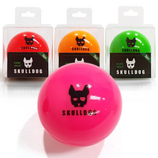 스컬독 파크골프공 3피스 가시성 높은 파크골프볼 고반발 파크공, 핑크, 1개