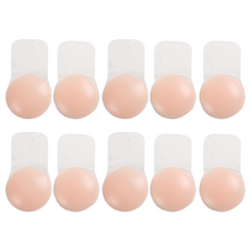 프리미 니플패치 여성 실리콘 유두 가리개 여자 매너 누드브라 노브라 리프팅, 10개