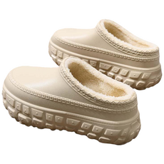 Makone 남녀공용 겨울 방한 방수 다용도 주방용 기모 실내화