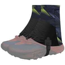 ORMA 러닝 숏 스패츠 트레일 러닝 게이터 오르마, 블랙/옐로우