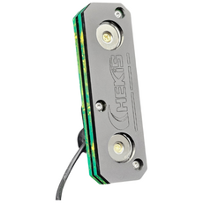 CHEKIS 체키스 오토바이 휴대폰 자석 슬림 충전 거치대 1구 RGB LED, 그린