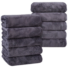 PPEAT 고급 호텔수건 200수 코마사 OEKO-TEX 인증을 무형광 먼지없는수건 연말선물 답례품 진드기방지 항균인증 수건, 10개, 색상1