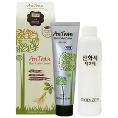 [가인] 하켄 안토안 헤어칼라 크림 1 2제 150g, [5.0] 자연갈색, 1개