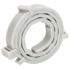 제니스마켓 또지의 반려동물 강아지 고양이 진드기 벼룩 모기 이 해충 방지 목걸이, 회색 M 62cm, 1개, 40g