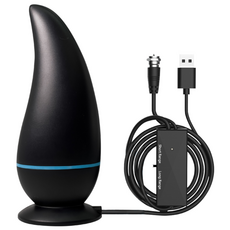 4KUHD 실내 실외용 DTV안테나 디지털 지상파 USB증폭 빔프로젝터 방송 수신, 1개