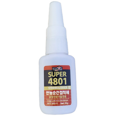 국산 만능접착제 본드 SUPER 4801 순간 접착제 강력 투명 플라스틱 경화 초강력 다용도접착제, 1개