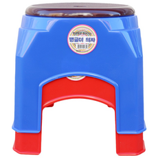 플라스틱 간이 보조 대광 뱅글이의자, 색상 임의발송