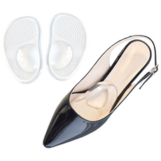 곰피트 3세트 하이힐 앞꿈치 미끄럼방지 아치 쿠션 실리콘 패드