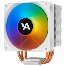 야인 프리오 YC1100 LED CPU 쿨러 화이트 고급형 듀얼 히트파이프 탑재 LED 90mm팬 인텔 AMD 전모델 완전 호환, 1개