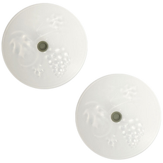 비비또 실리콘 다용도 그릇 덮개 포도원형, 2개