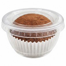 서흥이앤팩 두바이 쫀득 쿠키 디저트 포장용기 투명 PET용기 4온즈 (평판뚜껑 세트), 1개, 100개