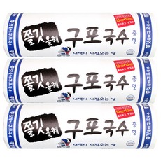 쫄깃올레 구포국수 중면, 3개, 1.4kg