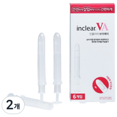 인클리어 브이에이 질정주입용기, 2개