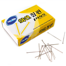시침핀 침핀 곤충핀 니켈도금 실버 2개