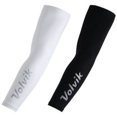 [VOLVIK] 볼빅 아쿠아엑스 냉감 골프 쿨토시 팔토시 양손 자외선차단 파크골프 운전 낚시 등산 스포츠 쿨토시, 화이트, 1개