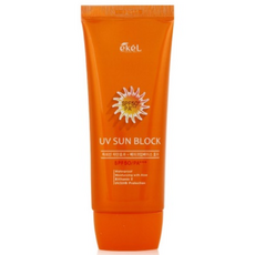 이켈 유브이 선블록크림 70ml SPF 50 PA+++ 선블록/선크림/선로션, 3개