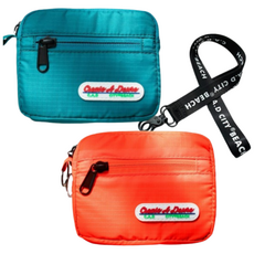 슈페르바 여행용 나일론 방수 카드 지갑 트레블 웰럿 2개세트 스트랩