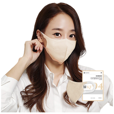 시노텍스 KF94마스크 앱솔루트MB 마스크 안전하고 숨쉬기 편한 사이즈 50매, 50매입, 1개, 베이지 대형(L)
