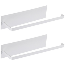 [1+1] 해피앤몰 철제 자석 키친타올 걸이 2개세트, 1세트, 화이트2개 세트