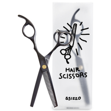 씨조 엣지 크래프트 프로 시저 미용가위 숱형, 1개, 블랙