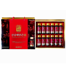 광동제약 귀한삼 산삼배양근진액 100ml 12병입 부모님선물 녹용 홍삼 당귀 기력 체력, 1세트