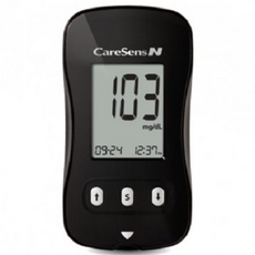 케어센스N 혈당측정기셋트(측정기+시험지10매+채혈기+침10개+가방+사용설명서), 1개
