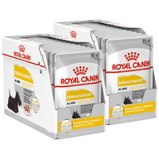 로얄캐닌 강아지 습식 사료 더마컴포트 습식 파우치 24p, 24개, 85g