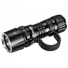 Wurkkos TD07 EDC 손전등 SFT-25R 6000-6500K 1300루멘 18350 비상용 사정거리 479m 자기방어 IP68 USB-C 등산 미니 휴대용 캠핑, 1개, 블랙