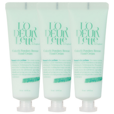 L'O DEUR Lette Colorfit Breeze 護手霜 嬰兒爽身粉香, 3個, 50ml
