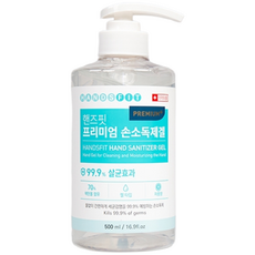 핸즈핏 프리미엄 겔타입 손소독제, 1개, 500ml